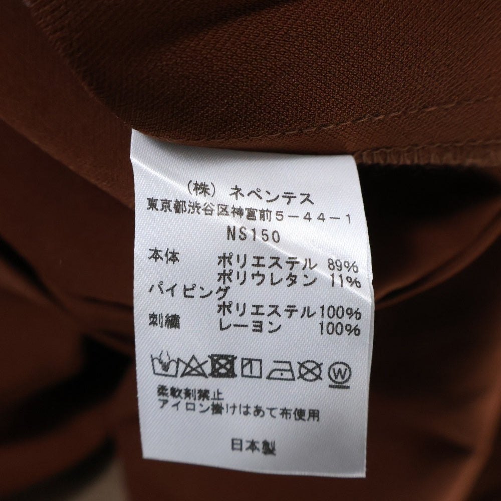 Needles(ニードルス) Piping Cowboy Jacket パイピング カウボーイジャケット フルスナップボタン長袖シャツ ブラウン NS150