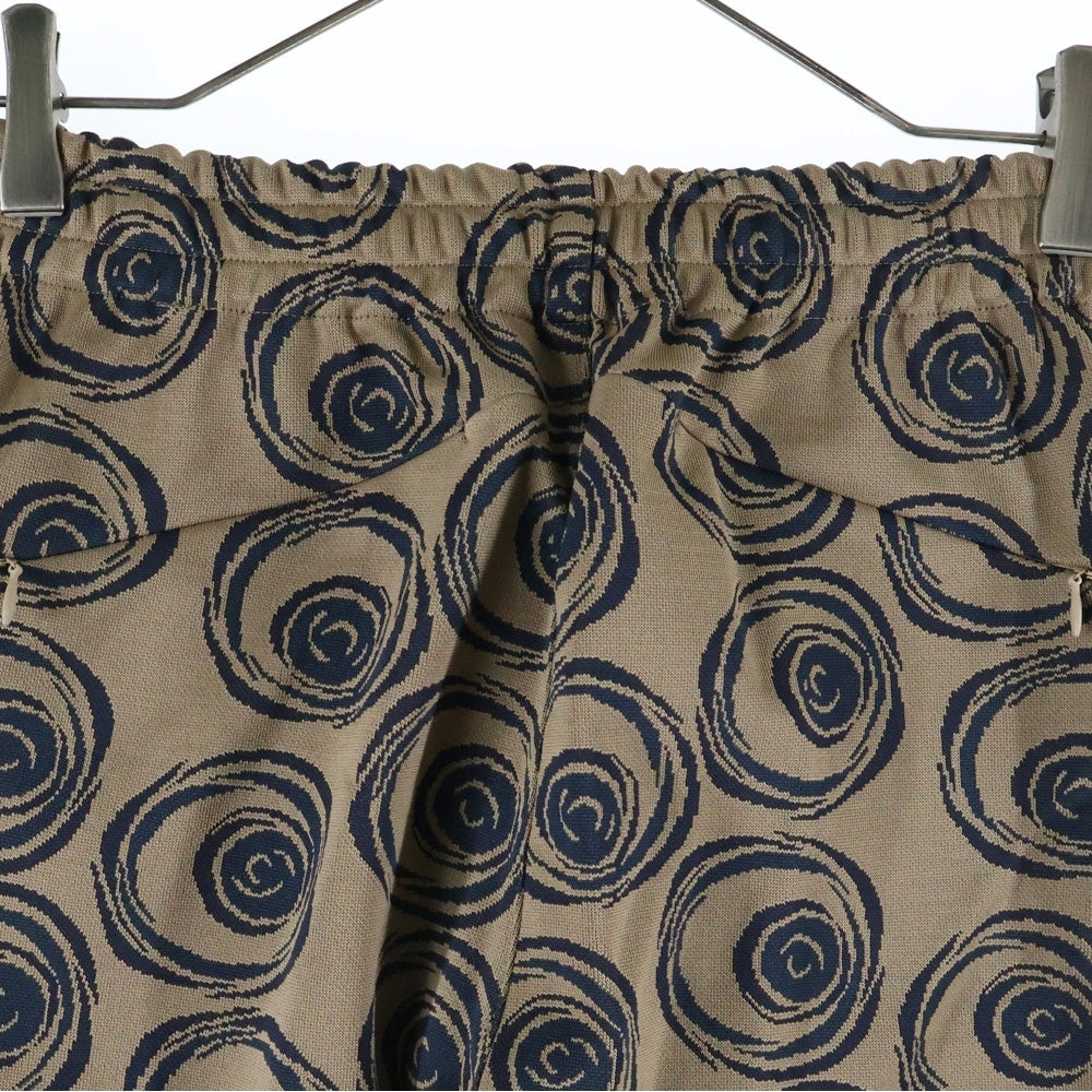 Needles(ニードルス) 23SS ×BARACUTA JACQUARD TROUSER バラクータ ジャガードトラウザー ジョガーパンツ ベージュ BRPAN0028