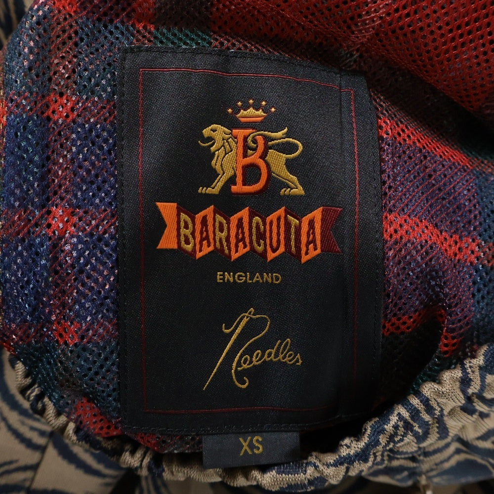 Needles(ニードルス) 23SS ×BARACUTA JACQUARD TROUSER バラクータ ジャガードトラウザー ジョガーパンツ ベージュ BRPAN0028