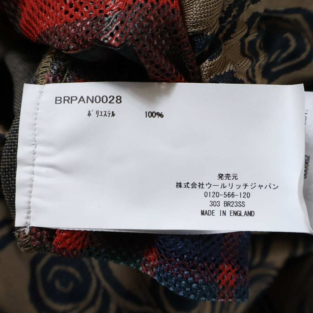 Needles(ニードルス) 23SS ×BARACUTA JACQUARD TROUSER バラクータ ジャガードトラウザー ジョガーパンツ ベージュ BRPAN0028