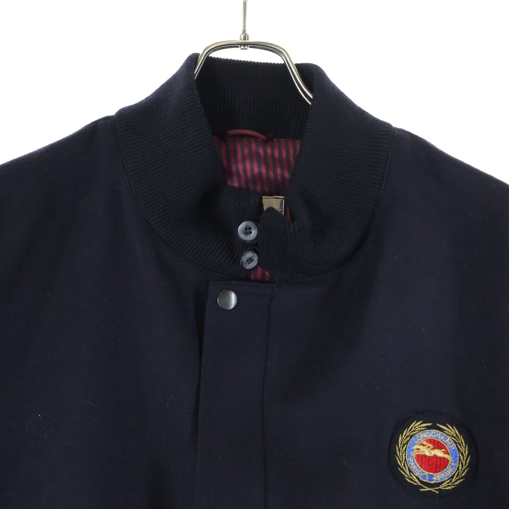 LONGCHAMP(ロンシャン) ボンバージャケット ウール ジップアップ ブラック