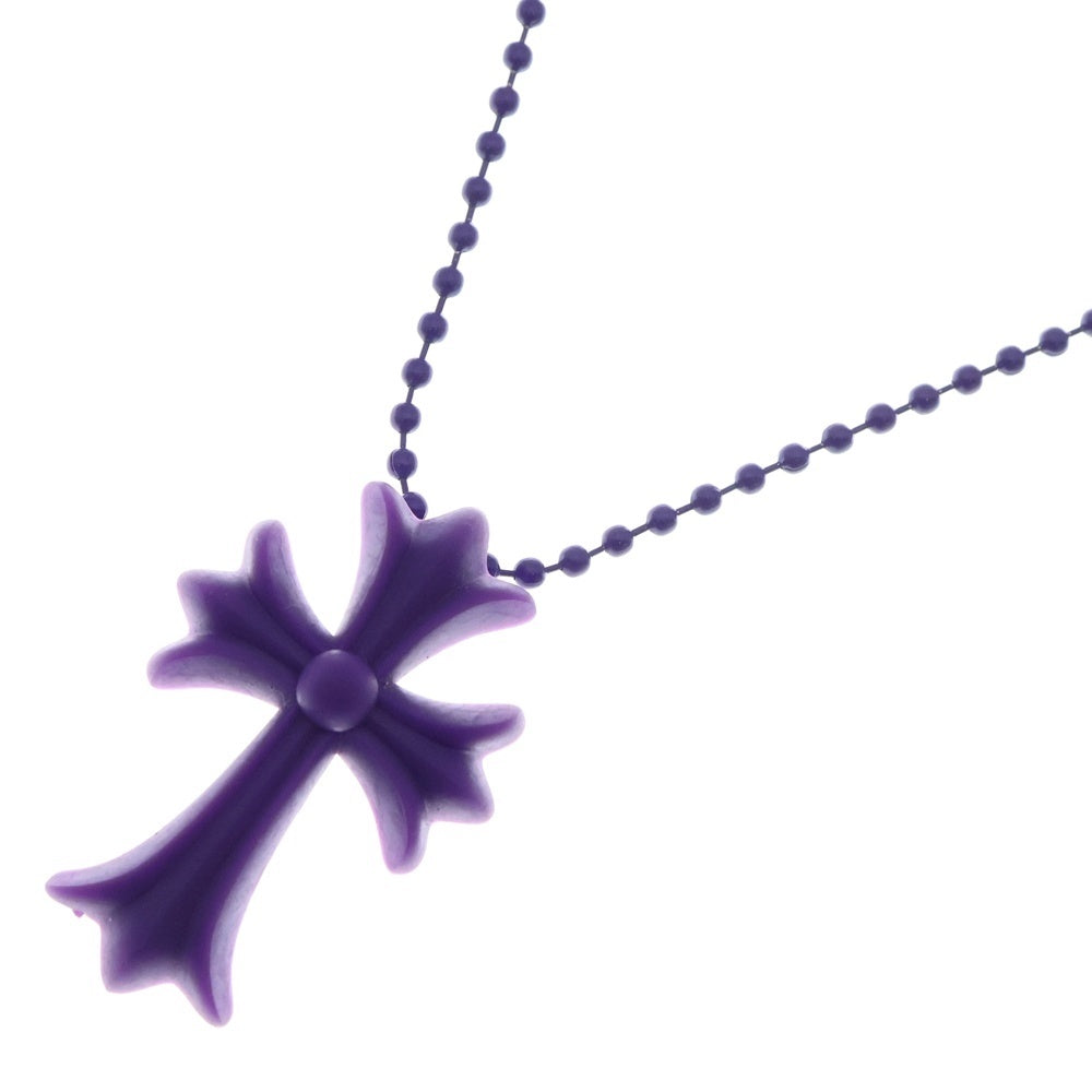 CHROME HEARTS(クロムハーツ) RUBBER CH CRS SML スモールCHクロス ラバーネックレス シリコン パープル BCA306