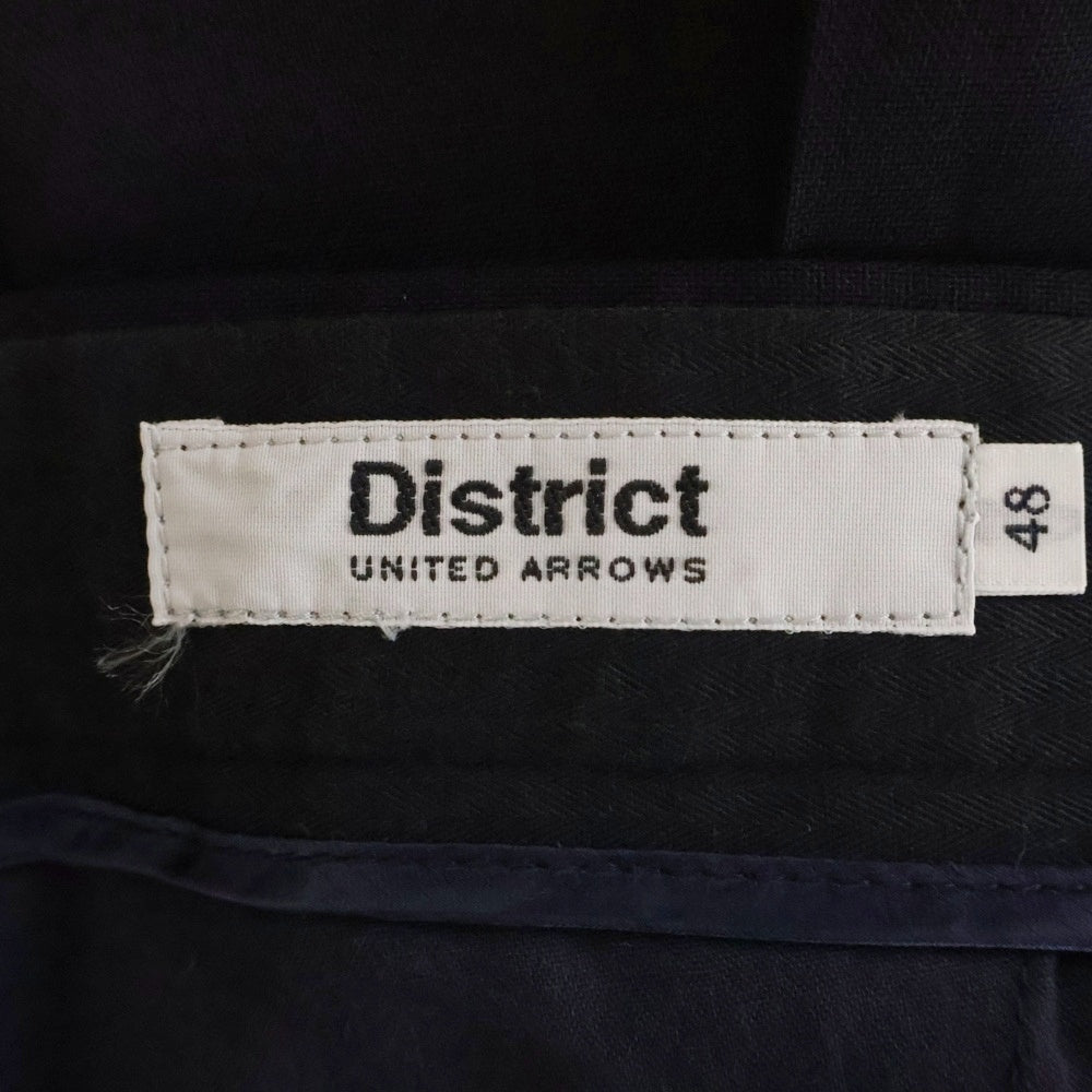 UNITED ARROWS(ユナイテッドアローズ) District ディストリクト スラックスパンツ ネイビー
