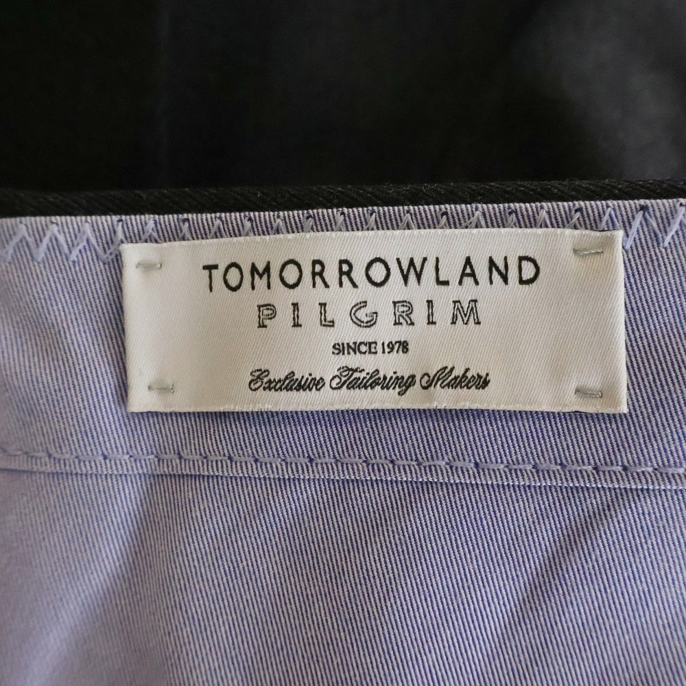 TOMORROWLAND PILGRIM(トゥモローランド ピルグリム) Taylor&Lodge テイラアンドロッジ社製生地使用 スラックスパンツ グレー