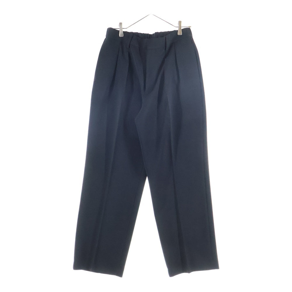 MORRIS&SONS(モリスアンドサンズ) 25AW 2タックワイドストレートスラックスパンツ ブラック 2PWIDESTRAIGHT25A