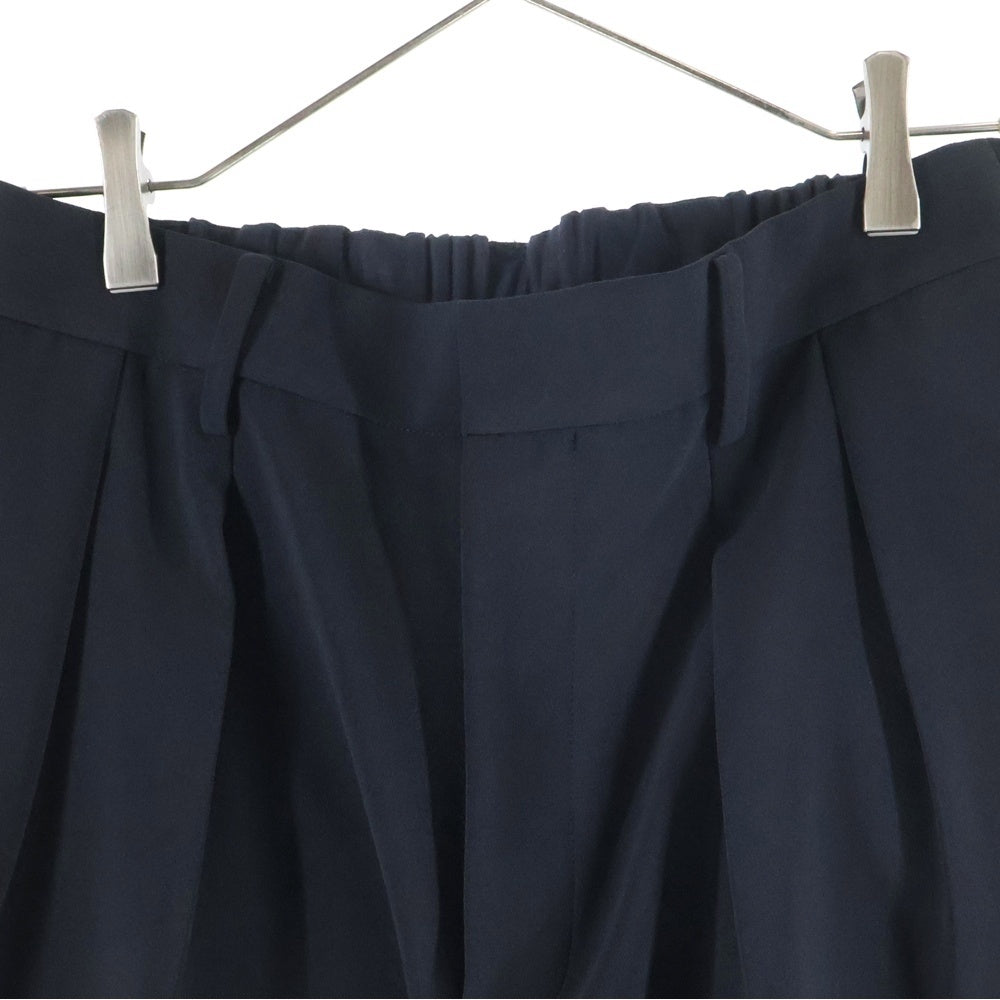 MORRIS&SONS(モリスアンドサンズ) 25AW 2タックワイドストレートスラックスパンツ ブラック 2PWIDESTRAIGHT25A