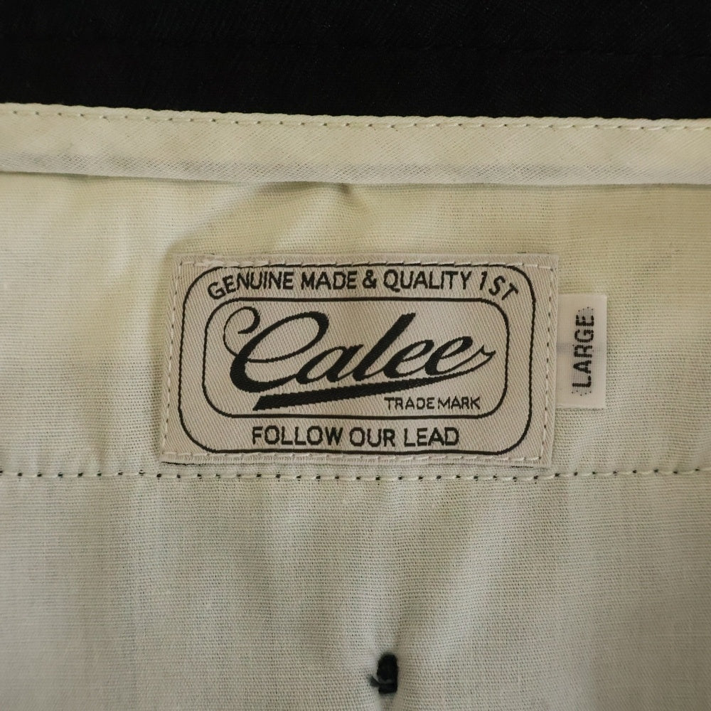 CALEE(キャリー) VINTAGE REPRODUCT ACTION SLACKS ヴィンテージリプロダクトアクションスラックスパンツ ブラック