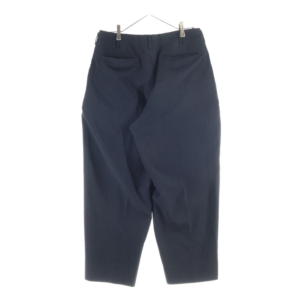 COMME des GARCONS HOMME PLUS(コムデギャルソンオムプリュス) 20SS 1タックポリ縮絨 スラックスパンツ ブラック PE-P026