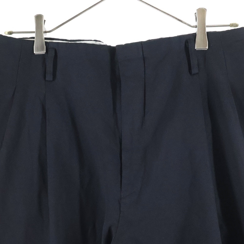 COMME des GARCONS HOMME PLUS(コムデギャルソンオムプリュス) 20SS 1タックポリ縮絨 スラックスパンツ ブラック PE-P026