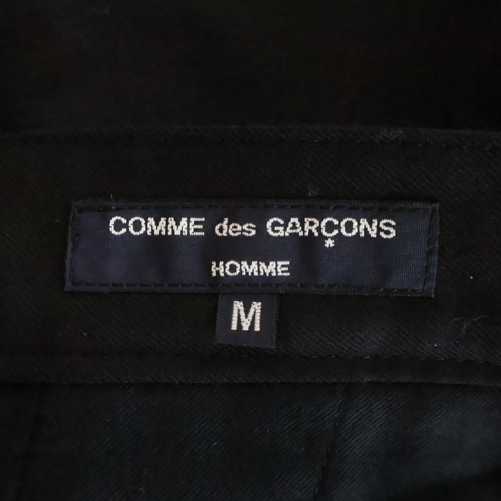 COMME des GARCONS HOMME(コムデギャルソンオム) 24AW ウールトロ スラックスパンツ ブラック HN-P102