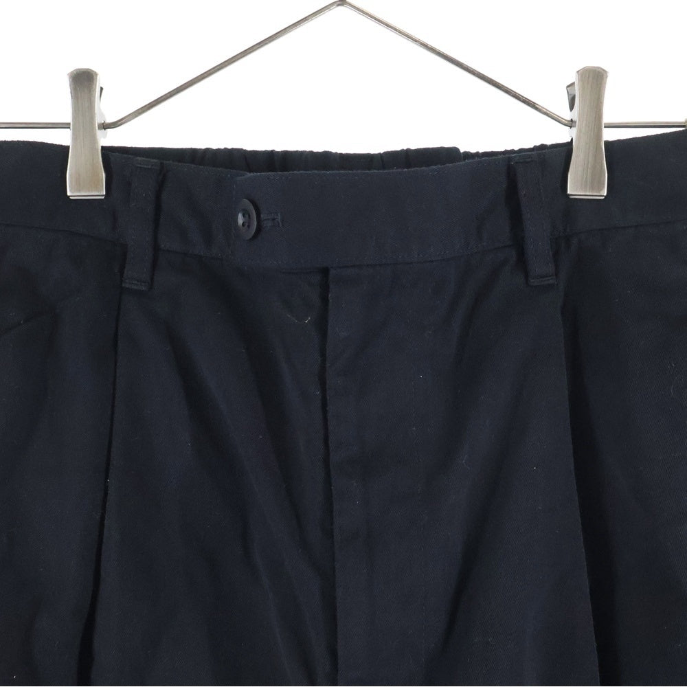 COMME des GARCONS JUNYA WATANABE MAN(コムデギャルソンジュンヤワタナベマン) 23AW ナイロンツイル 1タックスラックスパンツ ブラック WL-P045