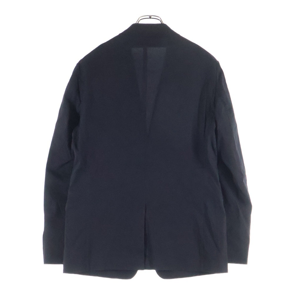 TOMORROWLAND PILGRIM(トゥモローランド ピルグリム) utility MARINI&CECCONI マリーニアンドチェコーニ ストレッチリネン シングル2B テーラードジャケット ブラック 61-07-22-07503