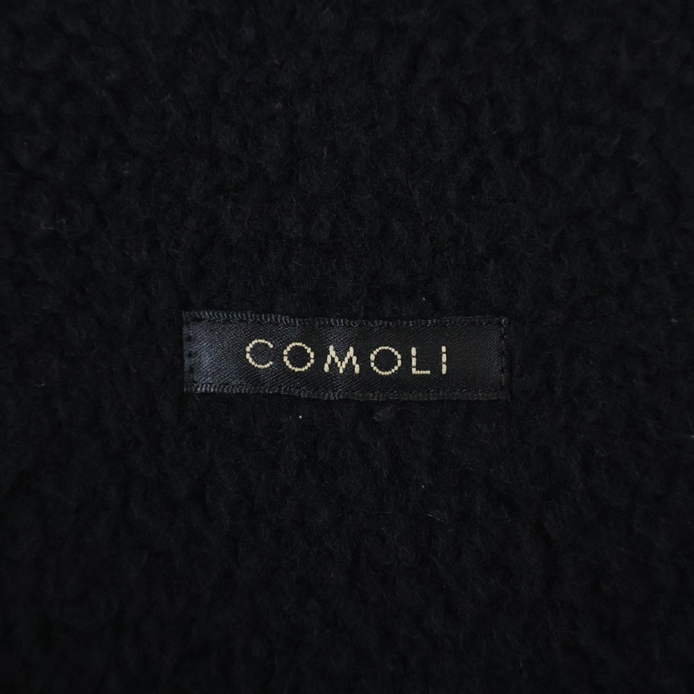 COMOLI(コモリ) 22AW コットンシルクトラックジャケット ブラウン W03-04003