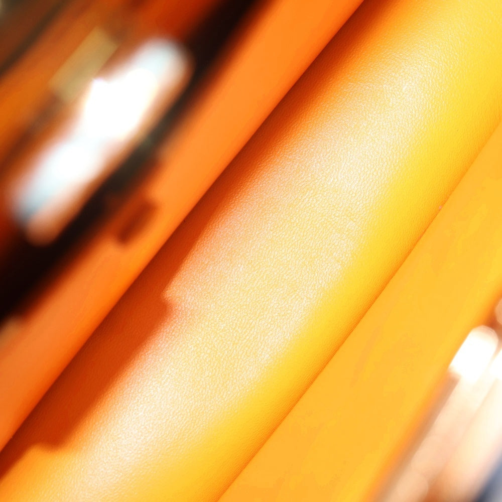 FENDI(フェンディ) ピーカブー アイシーユー レザー 2WAY ショルダーバッグ オレンジ 771-6 レディース