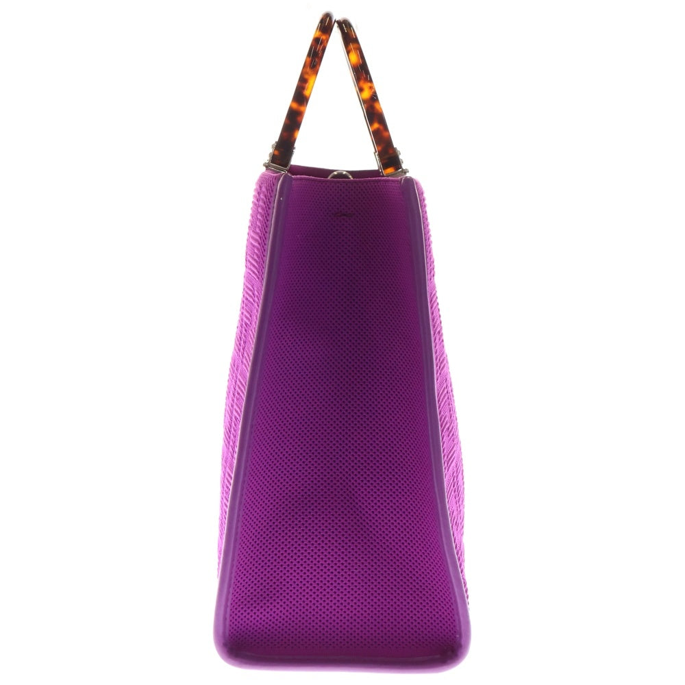 FENDI(フェンディ) サンシャイン ミディアム キャンバス トートバッグ パープル 8BH386 レディース