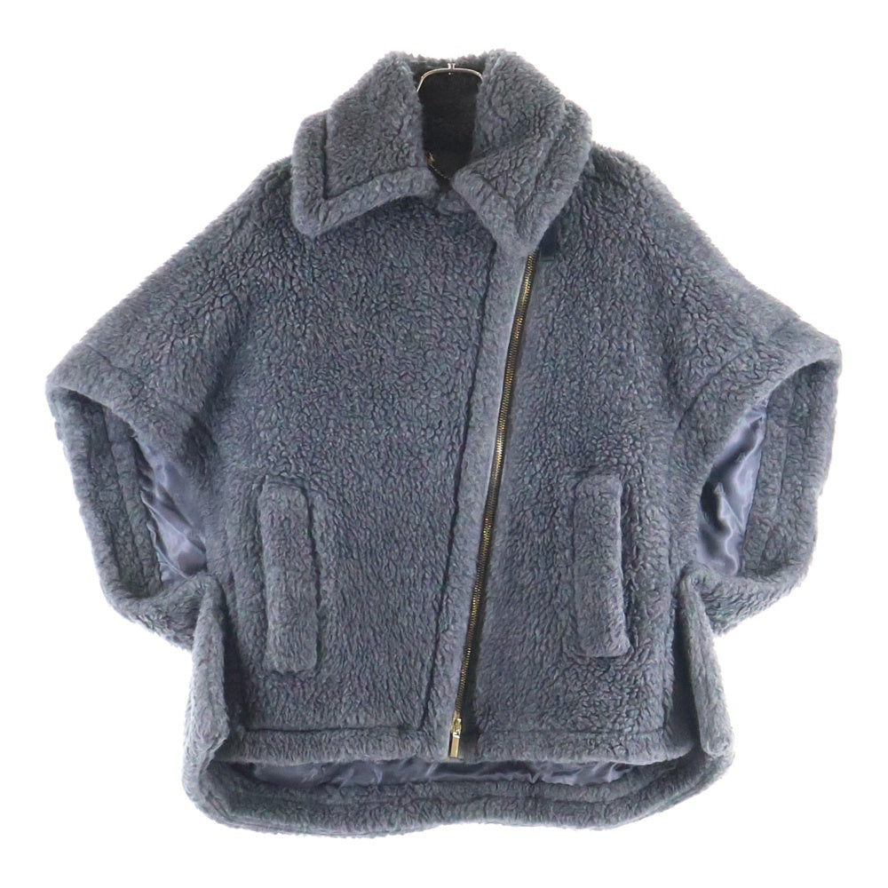 Max Mara(マックスマーラ) テディベア ポンチョ ケープ レディース グレー 23473623336