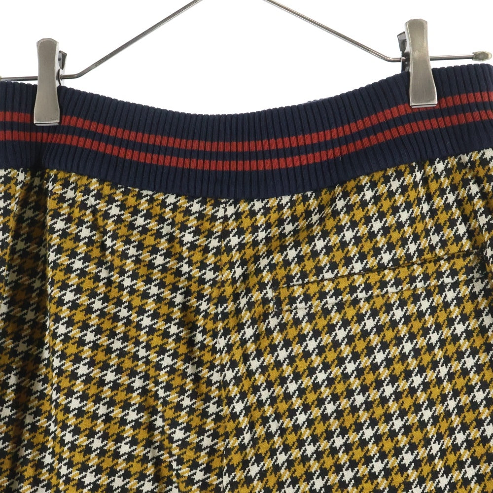 MARNI(マルニ) 21AW 千鳥柄 サイドライン トラックパンツ イエロー PAJE0278L1 UTV840