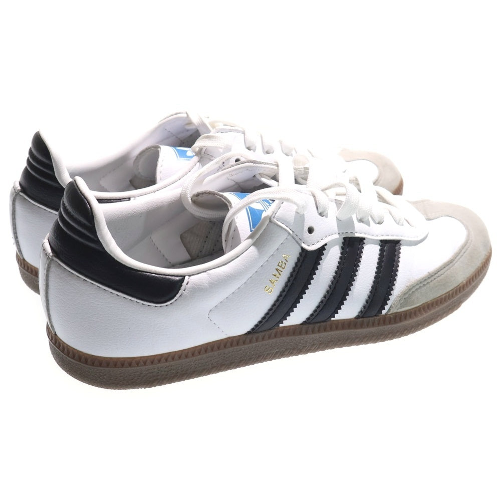 adidas(アディダス) SAMBA VEGAN サンバ ローカットスニーカー ホワイト H01877 レディース