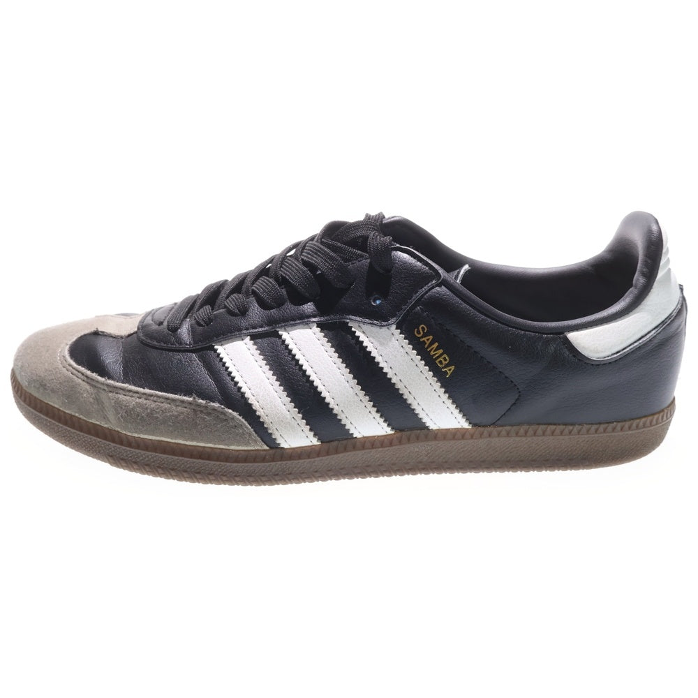 adidas(アディダス) Samba Vegan レザー ローカットスニーカー ブラック H01878