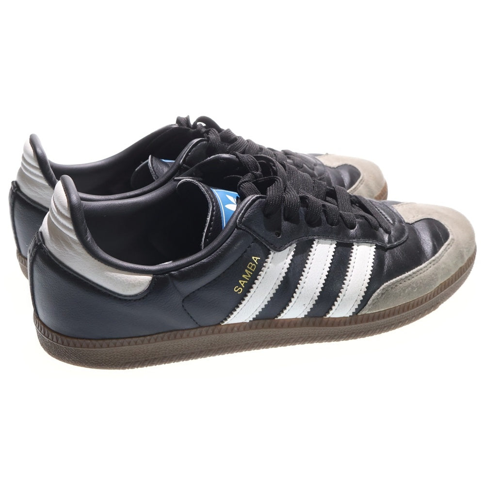 adidas(アディダス) Samba Vegan レザー ローカットスニーカー ブラック H01878