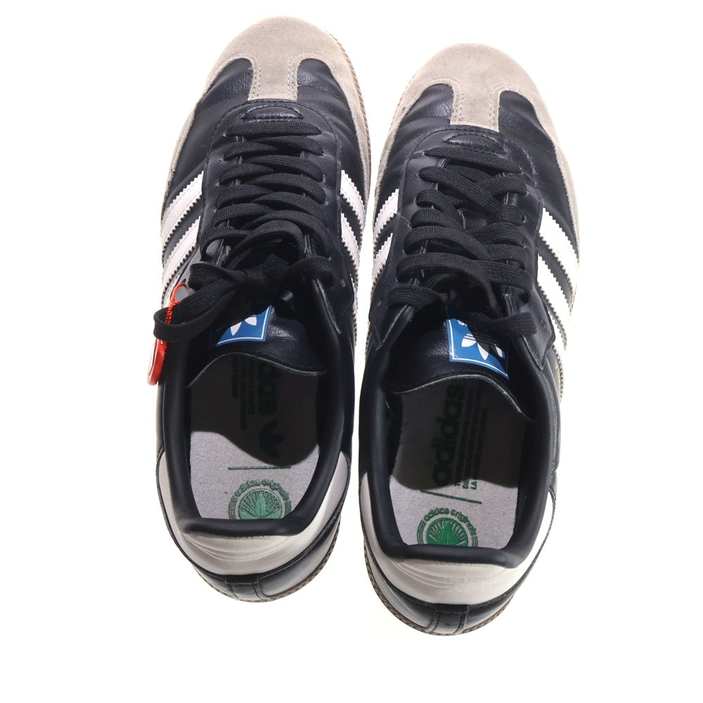 adidas(アディダス) Samba Vegan レザー ローカットスニーカー ブラック H01878
