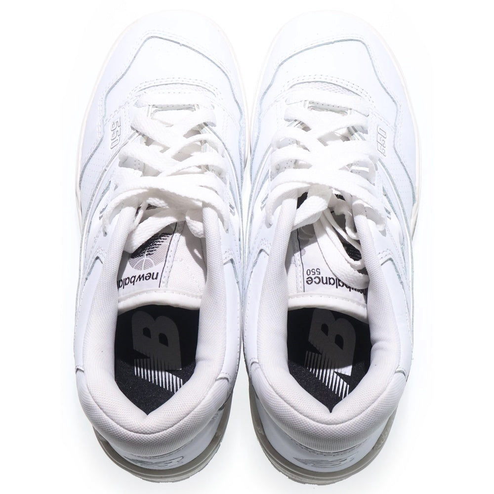 New Balance(ニューバランス) BB550PB1 レザー ローカットスニーカー ホワイト レディース