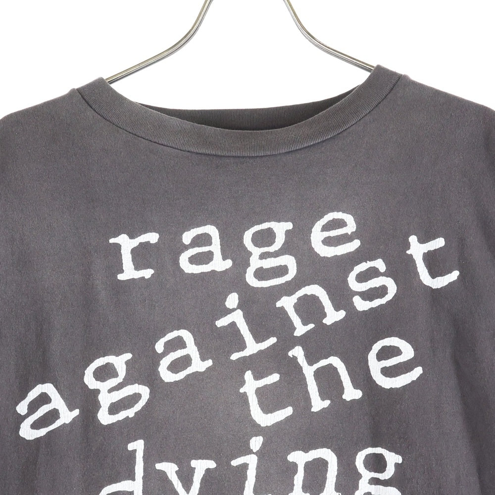 SAINT MICHAEL(セントマイケル) 22SS Rage Against the Machine レイジ・アゲインスト・ザ・マシーン 両面プリント クルーネック長袖Tシャツ ロングスリーブカットソー SM-S22-0000-027