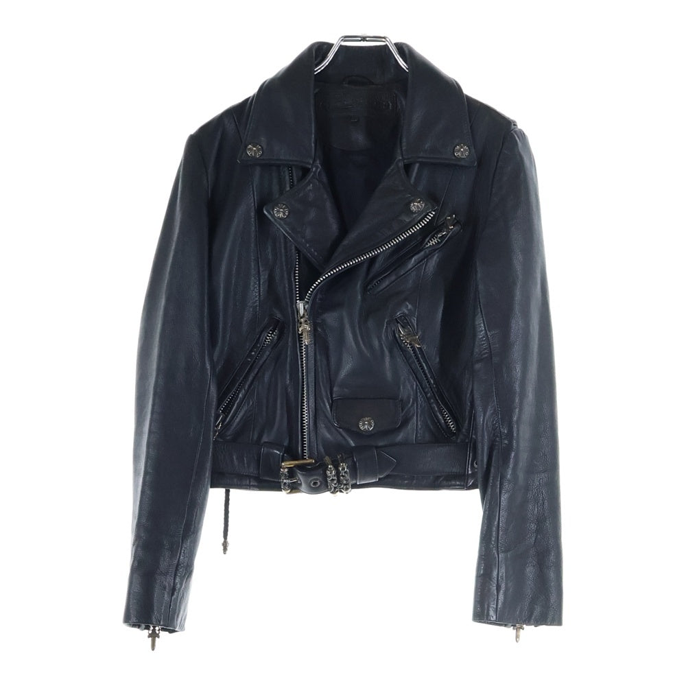 CHROME HEARTS(クロムハーツ) JJ DEAN V3 ダガージップライダース レザージャケット ブラック