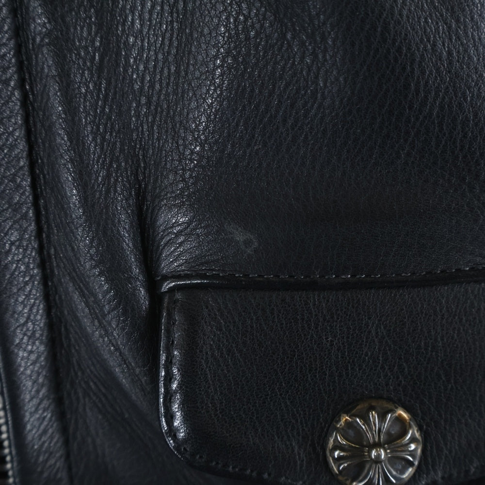 CHROME HEARTS(クロムハーツ) JJ DEAN V3 ダガージップライダース レザージャケット ブラック