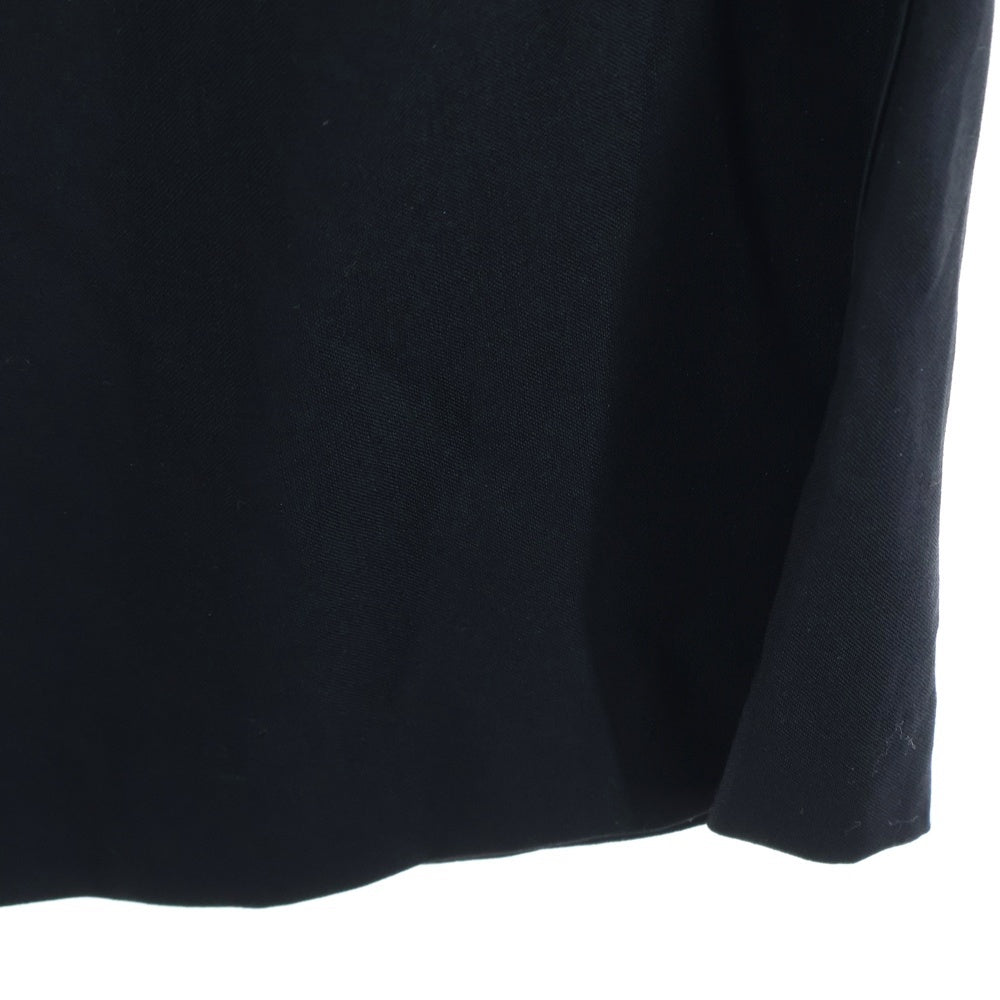 CHROME HEARTS(クロムハーツ) TAXEDO サイドレザーライン入り タキシードパンツ スラックスパンツ レディース ブラック