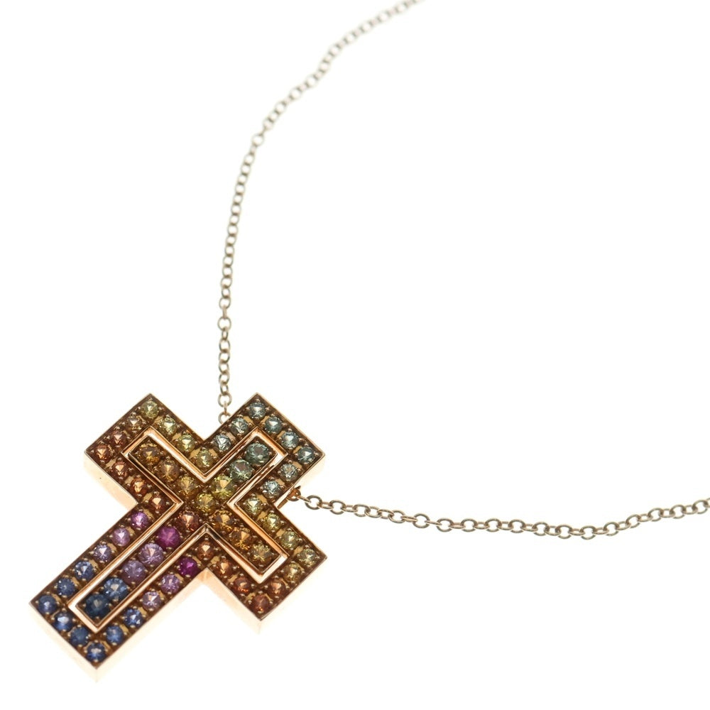 DAMIANI(ダミアーニ) ベルエボックス K18PG レインボー ダイヤ ネックレス マルチカラー