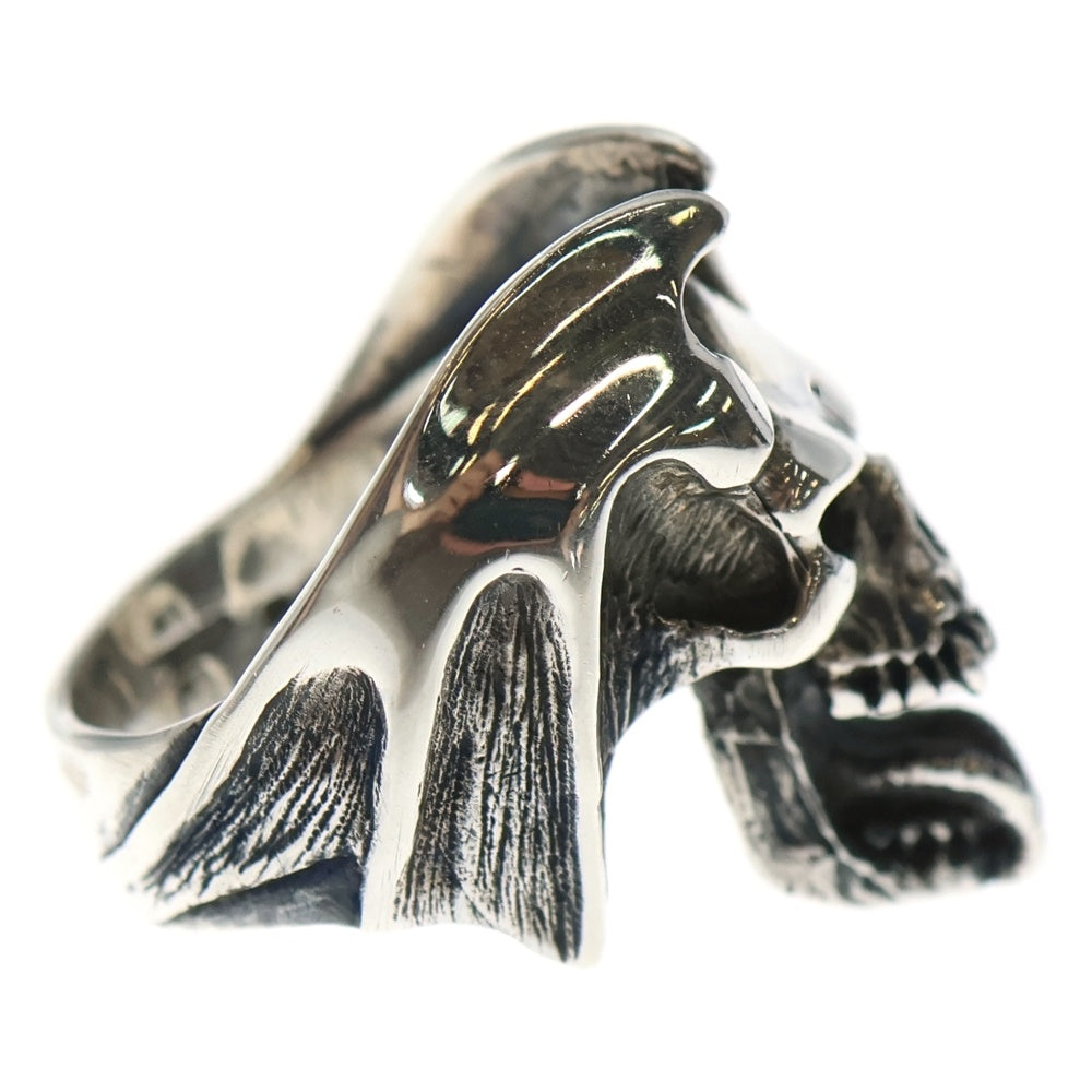 CRAZY PIG(クレイジーピッグ) ルシファー スカル リング #108 LUCIFER SKULL シルバー