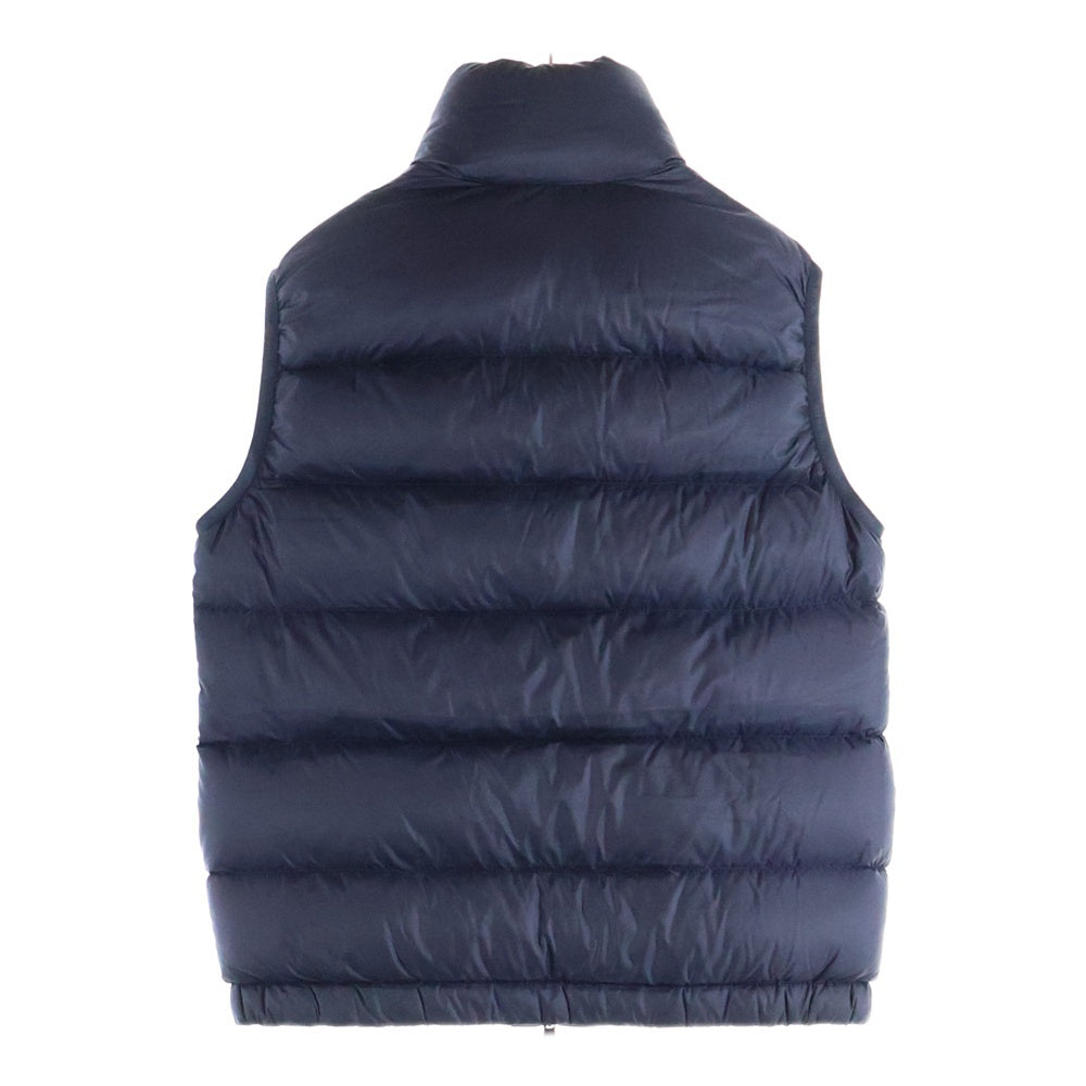 MONCLER(モンクレール) SOVEX GILET ロゴワッペン 切替 ダウンベスト E20914381085 C0104 ネイビー