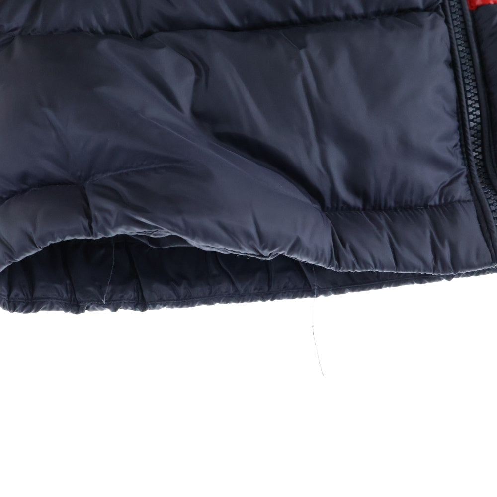 MONCLER(モンクレール) SOVEX GILET ロゴワッペン 切替 ダウンベスト E20914381085 C0104 ネイビー