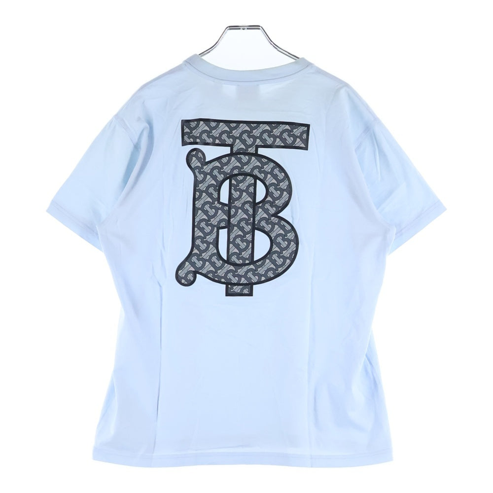 BURBERRY(バーバリー) ラバーロゴ バックプリント 半袖Tシャツ 8048847 ブルー