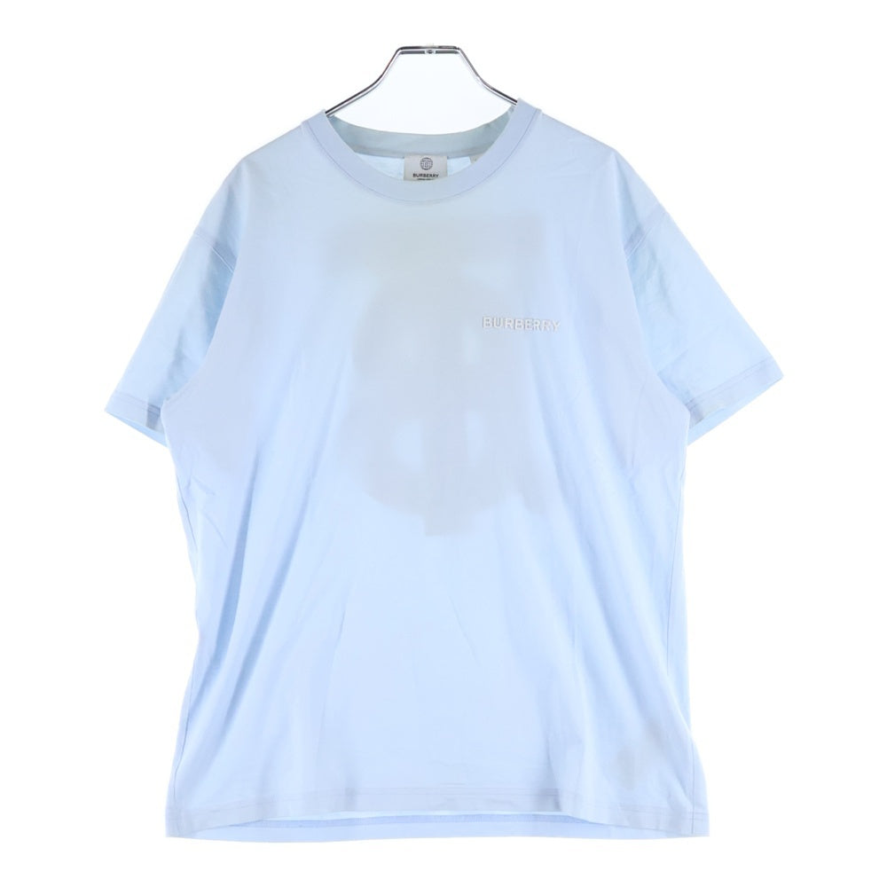 BURBERRY(バーバリー) ラバーロゴ バックプリント 半袖Tシャツ 8048847 ブルー