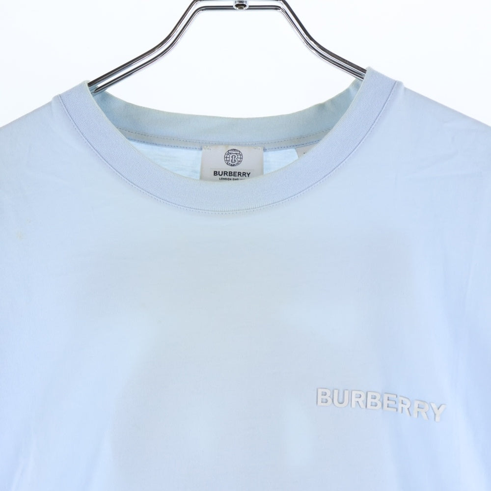 BURBERRY(バーバリー) ラバーロゴ バックプリント 半袖Tシャツ 8048847 ブルー