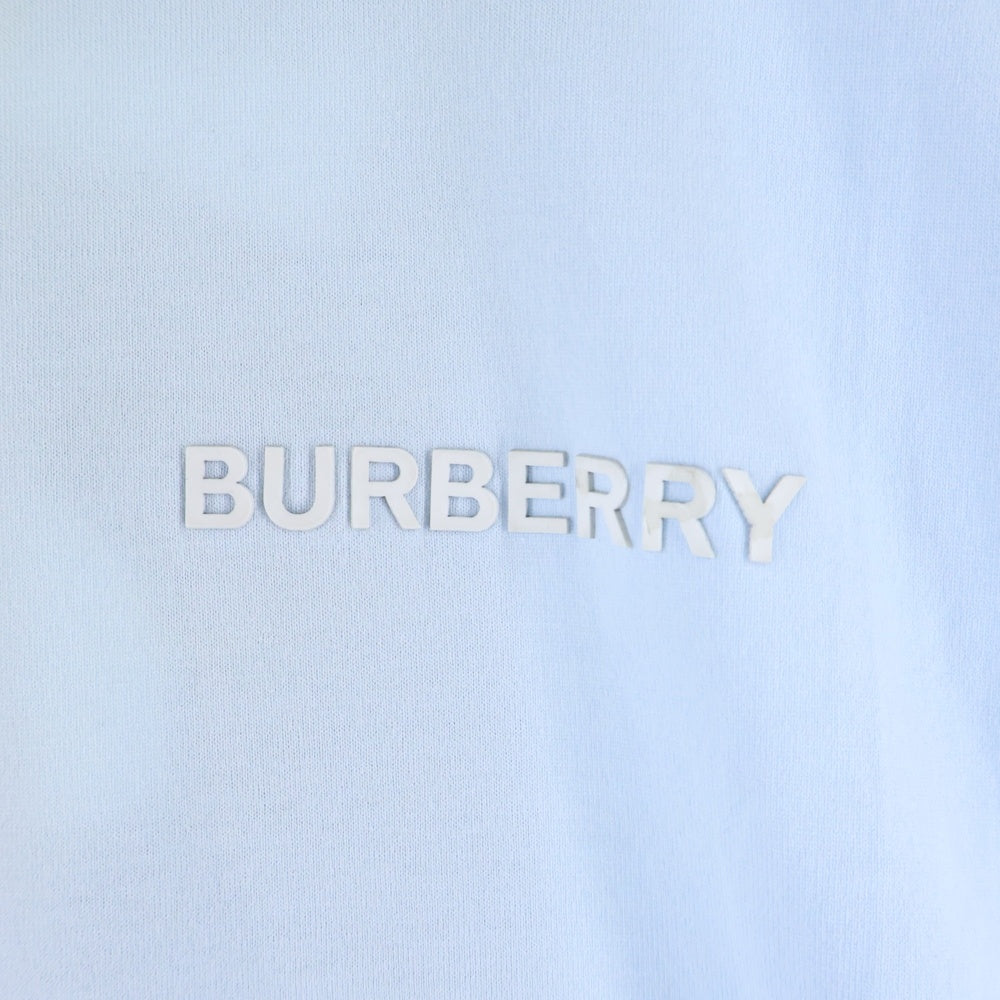BURBERRY(バーバリー) ラバーロゴ バックプリント 半袖Tシャツ 8048847 ブルー