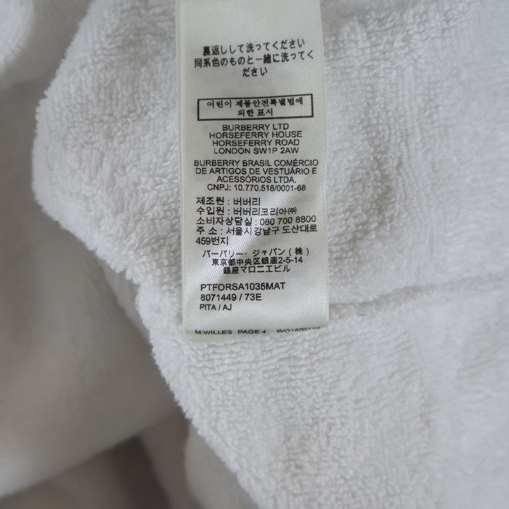 BURBERRY(バーバリー) パイルTシャツ 8071449 ホワイト