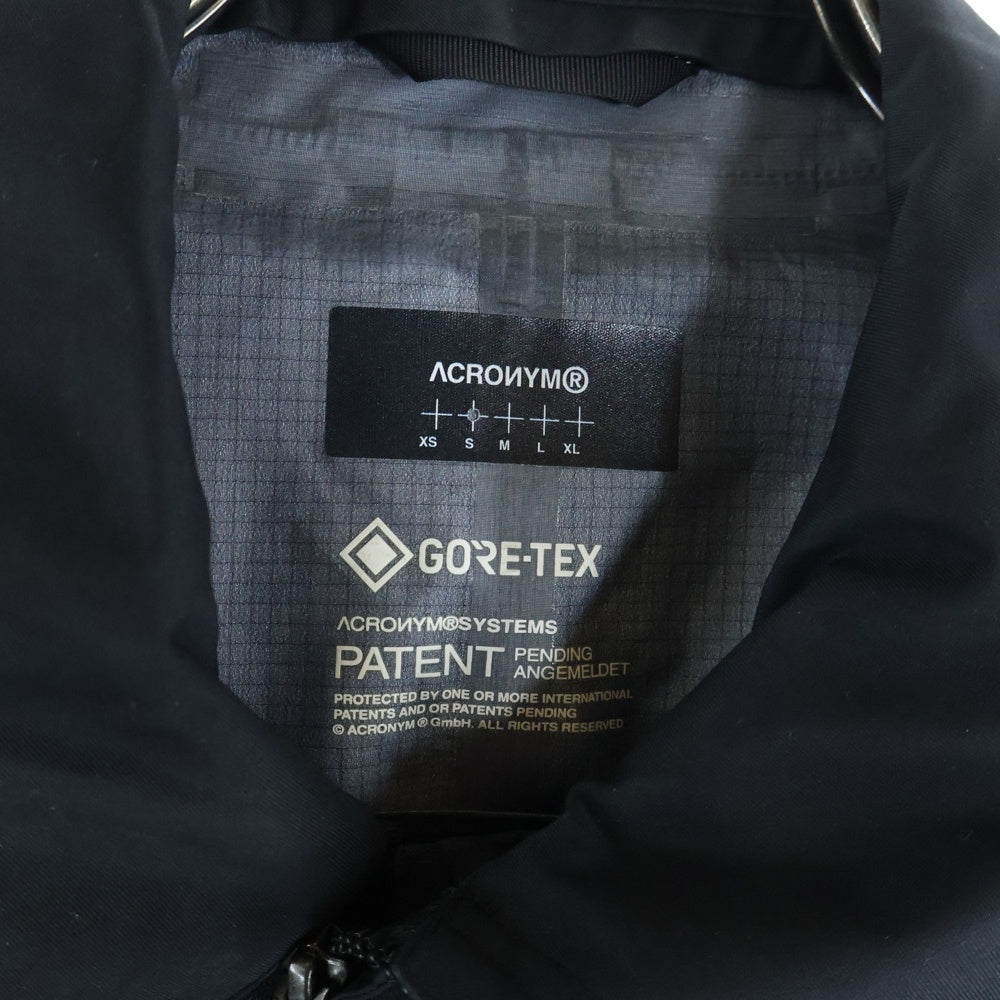 ACRONYM(アクロニウム) 21AW 3L Gore-Tex Pro Interops Jacket フィールドジャケット ブラック J1B-GT