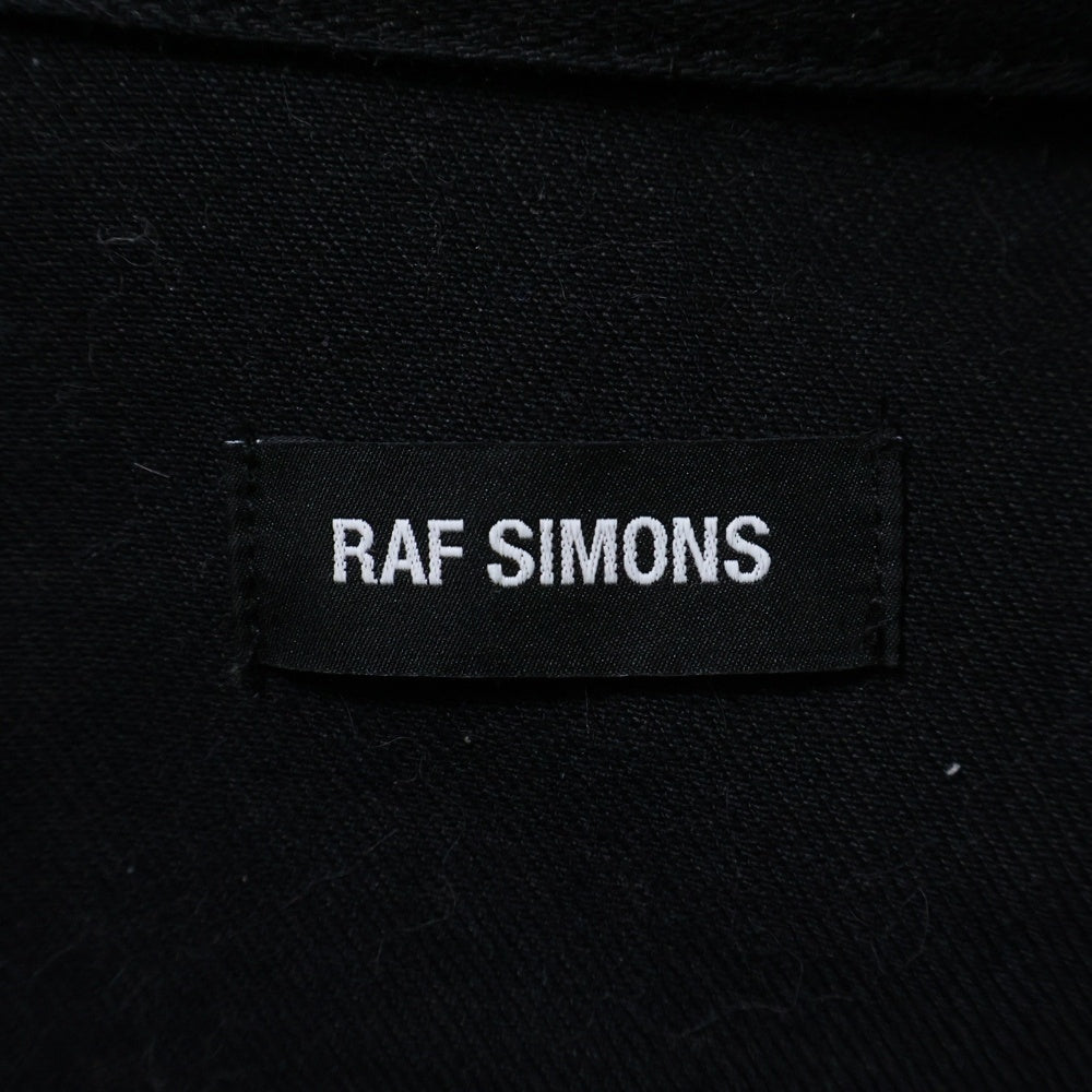 RAF SIMONS(ラフシモンズ) キャリーオーバーサイズデニムシャツ ブラック 182-241