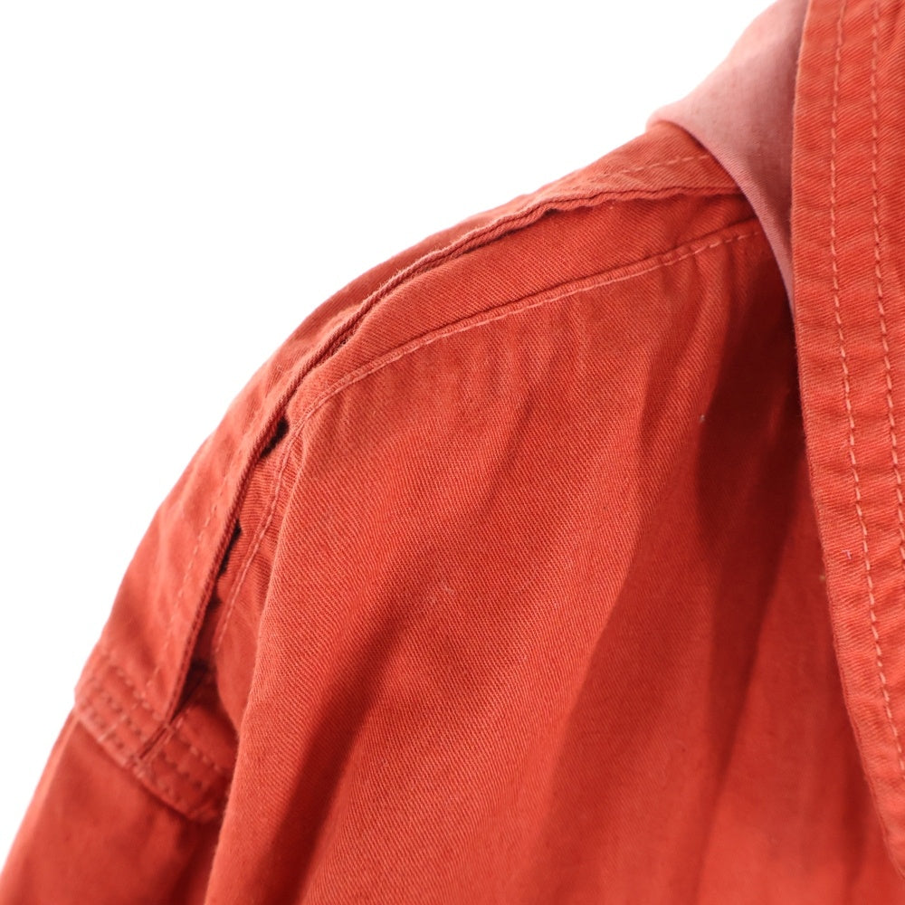 BONEVILLE(ボンネビル) 80s フロントジップポケット ジップアップコットンジャケット オレンジ 84405