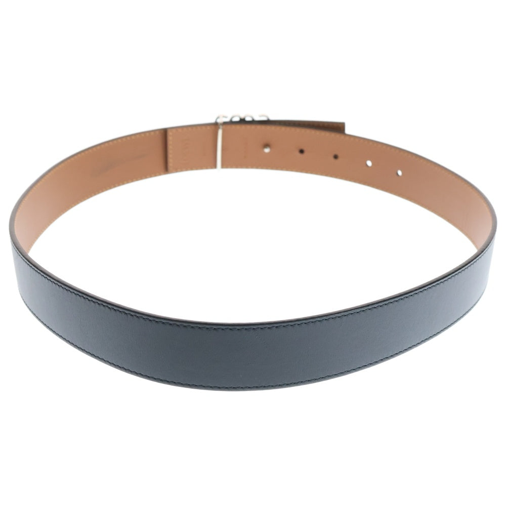 LOEWE(ロエベ) CHUNKY ANAGRAM BELT チャンキーアナグラムベルト ブラック/シルバー 832324 レディース