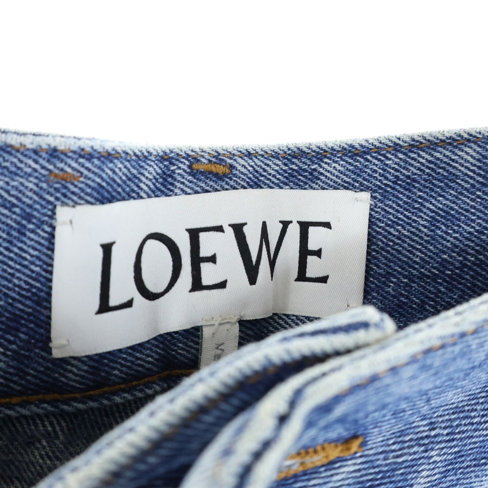 LOEWE(ロエベ) Anagram Baggy Jeans アナグラムバギージーンズ インディゴ S359Y11X43