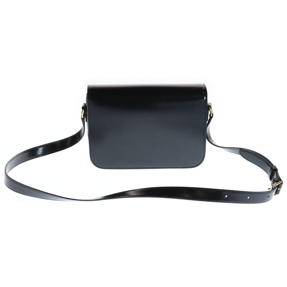 CELINE(セリーヌ) Triomphe Shoulder Bag トリオンフショルダーバッグ ブラック レディース