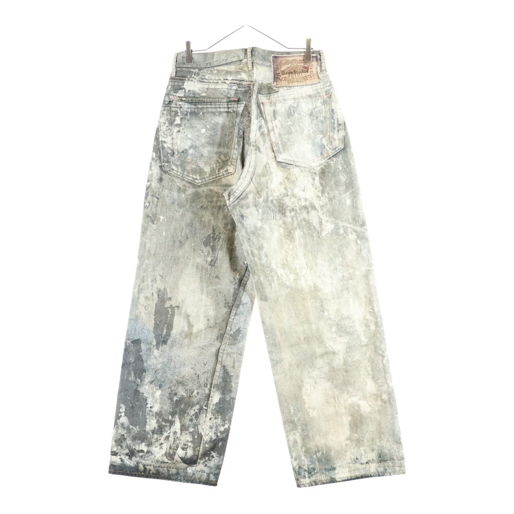Acne Studios(アクネ ストゥディオズ) 25AW 転写プリント ルーズフィット デニムパンツ ジーンズ マルチカラー FN-UX-TROU000045