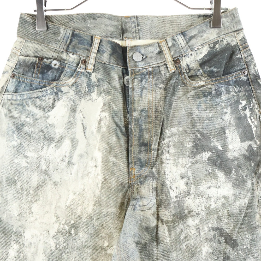 Acne Studios(アクネ ストゥディオズ) 25AW 転写プリント ルーズフィット デニムパンツ ジーンズ マルチカラー FN-UX-TROU000045