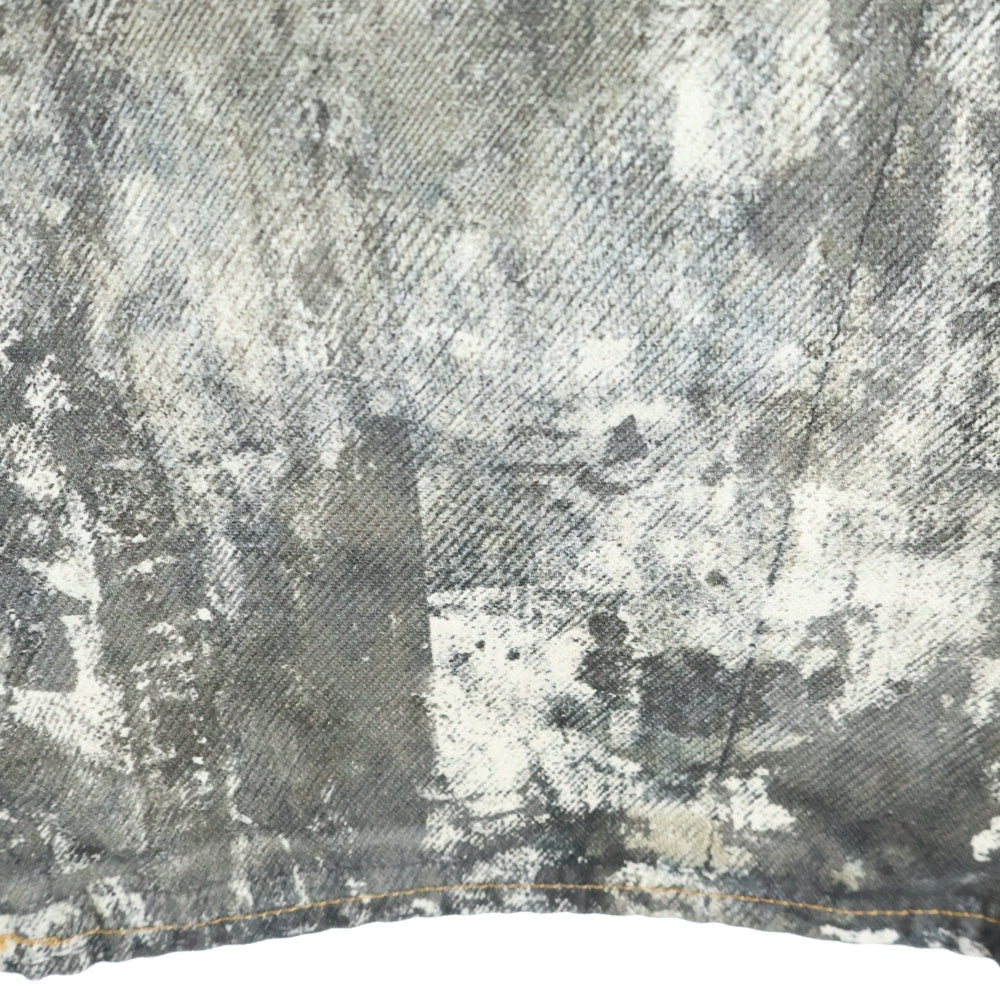 Acne Studios(アクネ ストゥディオズ) 25AW 転写プリント ルーズフィット デニムパンツ ジーンズ マルチカラー FN-UX-TROU000045