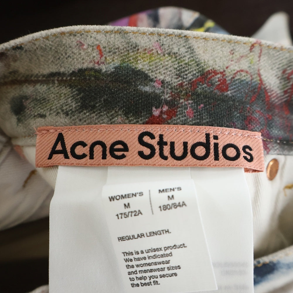 Acne Studios(アクネ ストゥディオズ) 1981M ルーズフィット トラウザーズ デニムパンツ ジーンズ グレー MN-TROU000959