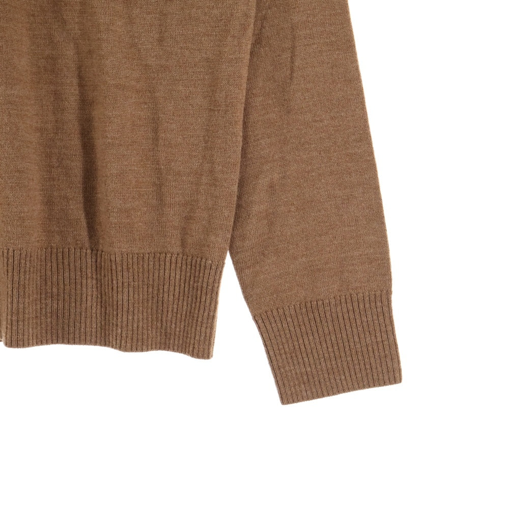 A.P.C(アーペーセー) クルーネック ウール 長袖ニット カットソー ブラウン 24361-81551